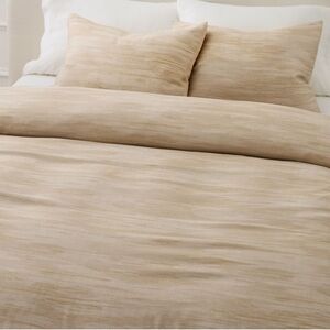 ❤️BUY 2 GET 1 FREE  Silky TENCEL™ Striated Duvet Cover,Color Straw